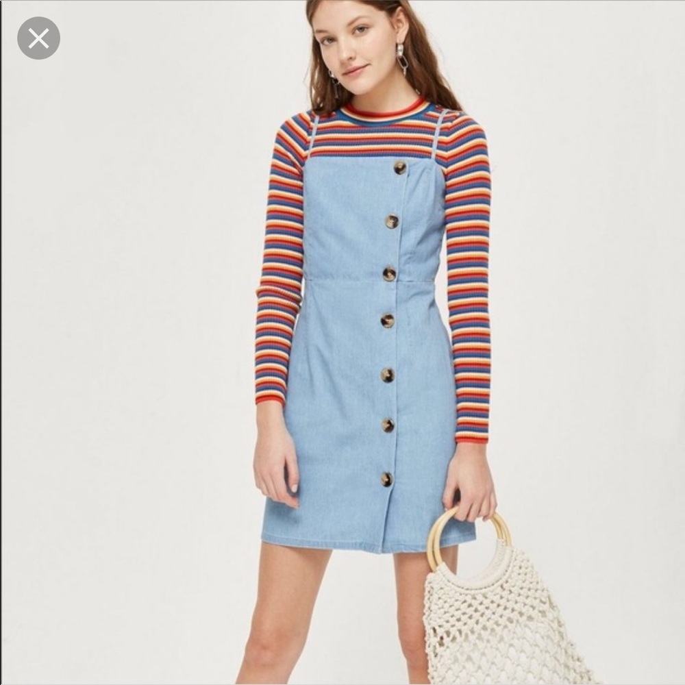 Top shop button down dress